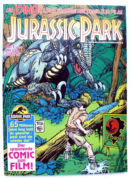 Jurassic Park Vintage Comic 1